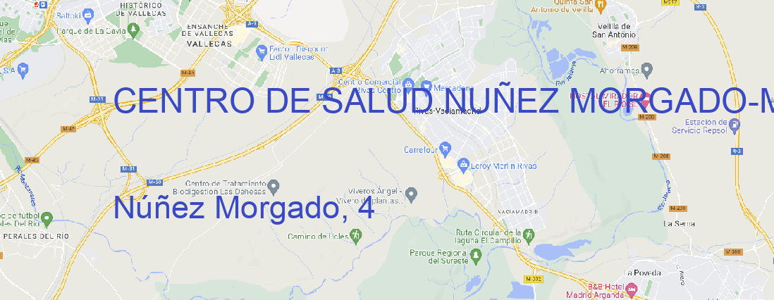 Oficina CENTRO DE SALUD NUÑEZ MORGADO MADRID